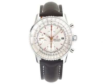 BLS Factory Breitling 43*15MM Stainless Steel White Wrist Watch